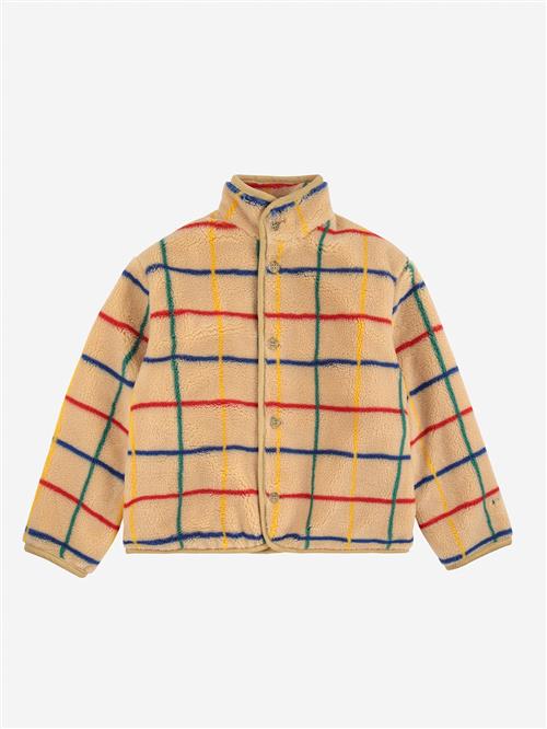 Bobo Choses Jakke Af Fåreskind Color Stripes  Beige 8-9 Years  Beige  8-9 år  mand
