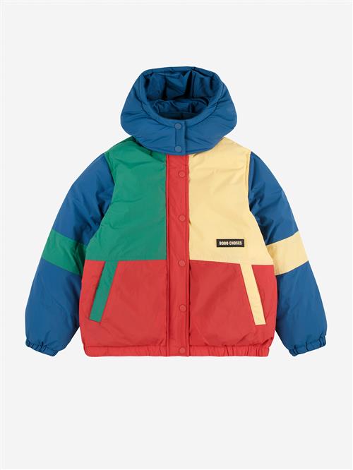 Bobo Choses Bobo Choses Color Block Anorak Multicolor  Multicolor 8-9 Years  Grøn  8-9 år  mand
