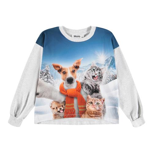 Molo Reniza T-shirt Med Lange Ærmer Selfie  Selfie 122 cm  Grå  122 cm  kvinde