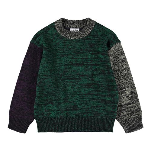 Molo Brian Strikket Sweater Mix Colour  Mix Colour 92/98 cm  Grøn  92/98 cm  mand
