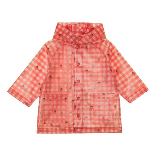 Flöss Caila Regnfrakke Berry Gingham  Berry Gingham-18-24 months  Rød  18-24 måneder  kvinde