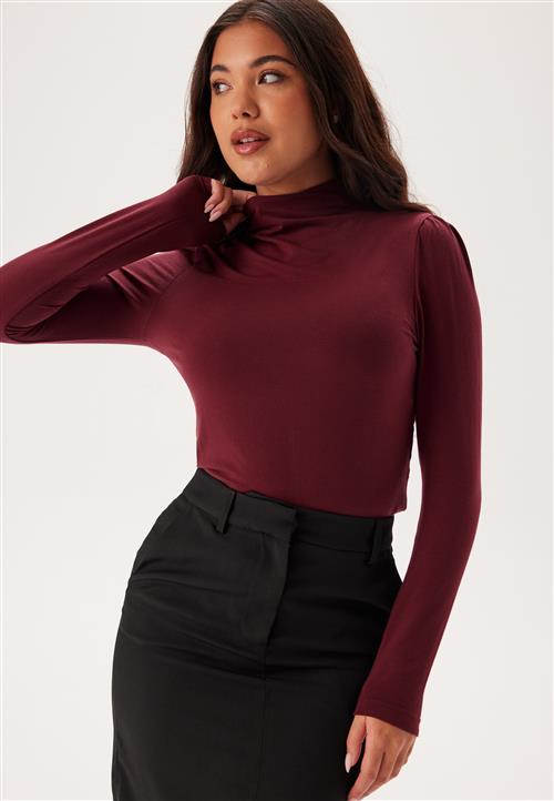 SELECTED Slfmanja Ls Drapey High Neck T