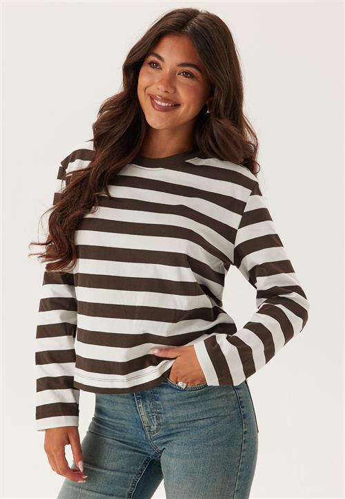 SELECTED Slfessential Ls Striped Boxy T