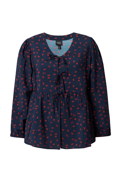 Ulla Popken Bluse  marin / rød