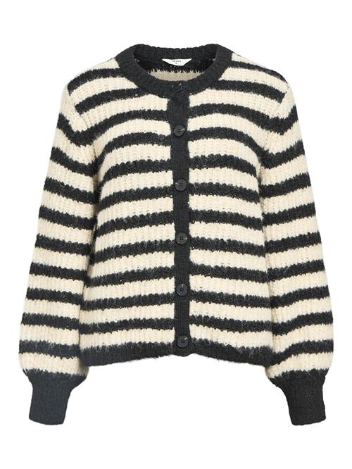 OBJECT Cardigan  creme / sort