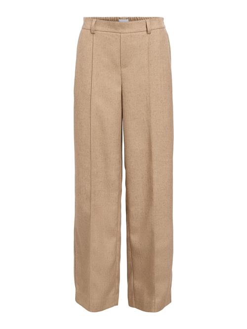 OBJECT Bukser med fals 'OBJBEA LISA'  beige-meleret