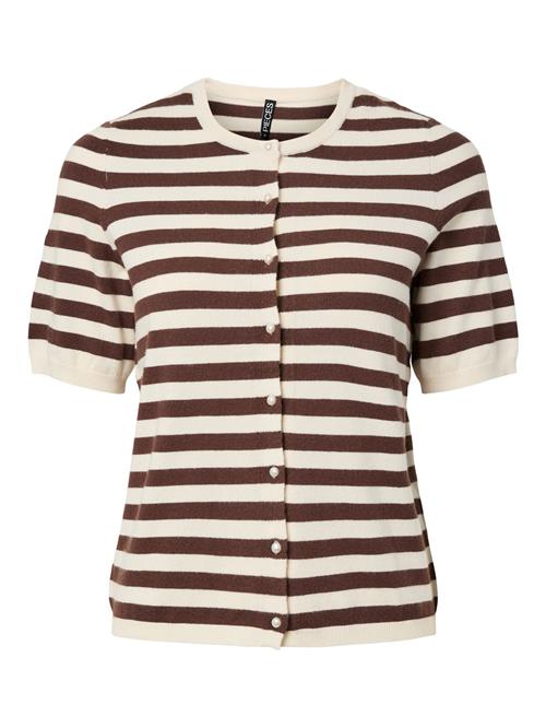 Se PIECES Cardigan 'PCOrina'  lysebeige / brun ved About You