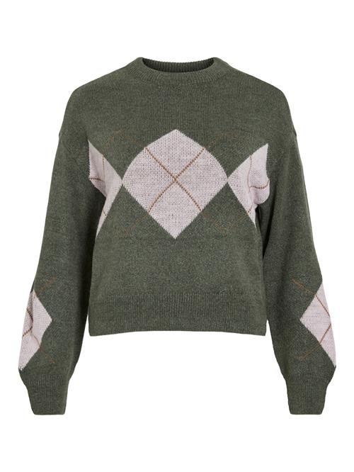 VILA Pullover 'VIRanja'  cognac / oliven / lilla