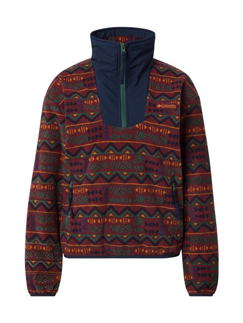 COLUMBIA Sportspullover 'Sequoia Grove'  navy / grøn / orange / rød