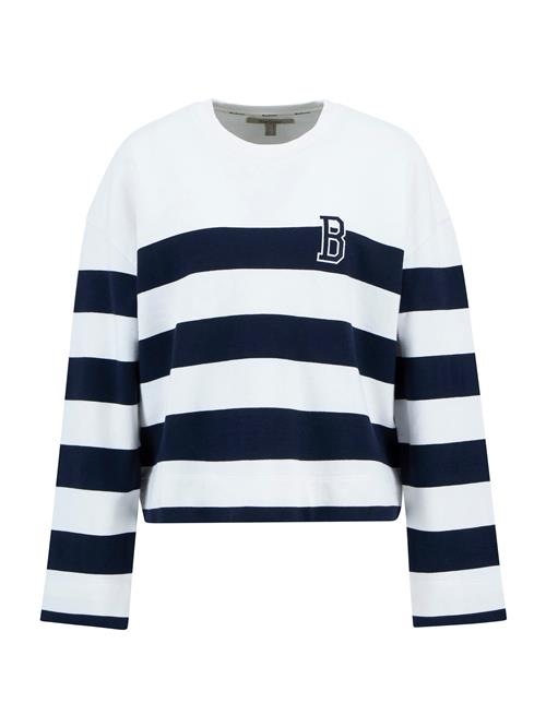 Barbour Sweatshirt 'Faye'  natblå / hvid