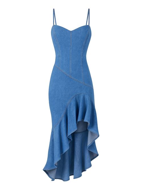 GODDIVA Kjole  blue denim
