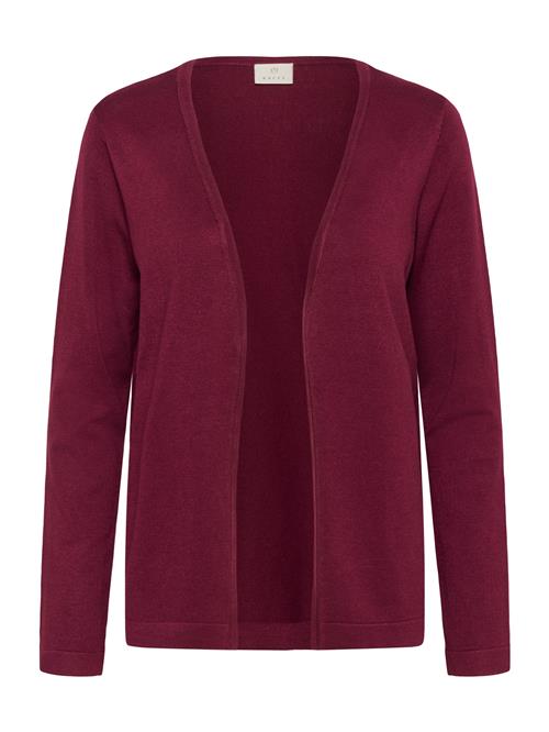 Kaffe Cardigan 'KAFenia Astrid'  burgunder