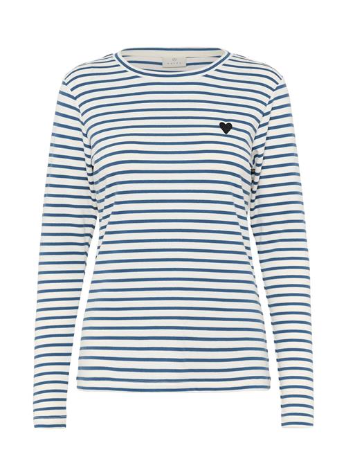 Kaffe Shirts 'Liddy'  safir / sort / hvid