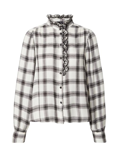 Se VERO MODA Bluse 'VMSARITA'  sort / hvid ved About You