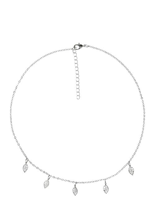 Nlfleaf Necklace LMTD Silver