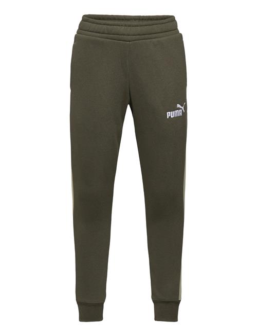 Ess Block Sweatpants Fl B PUMA Khaki