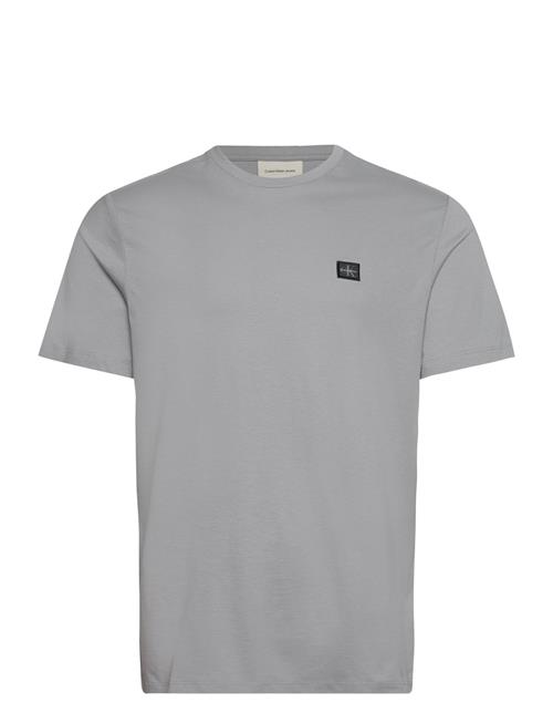 Ss Badge 30S Jersey Classic Tee Calvin Klein Jeans Grey