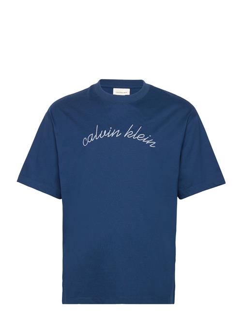 Ss Center Chain Stitch 16S Rlxd Calvin Klein Jeans Blue