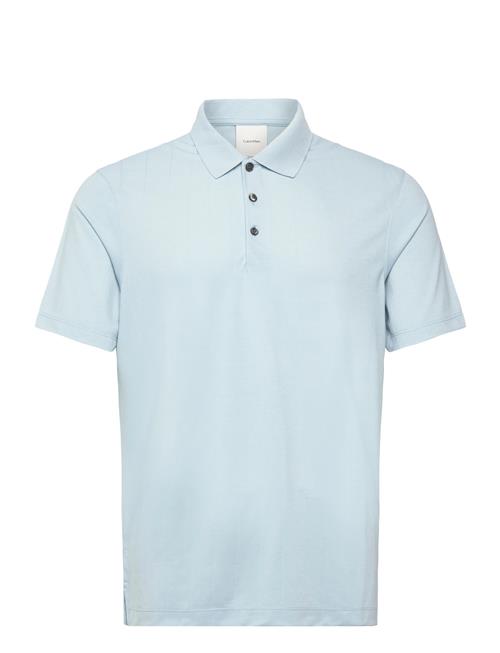 Ss Stripe Strech Jacquard Polo Calvin Klein Blue