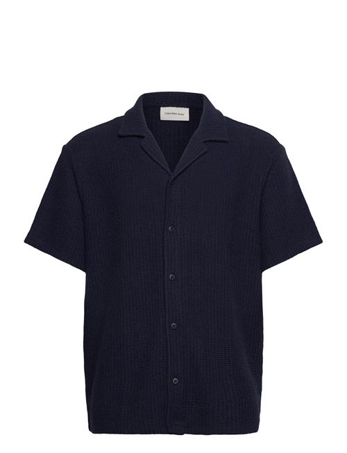 Se Ss Tck Sttch Rlxd Cm Calvin Klein Jeans Navy ved Booztlet