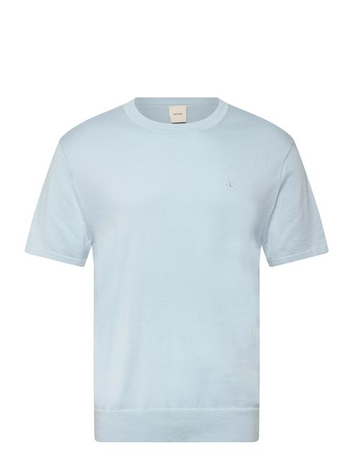 Ss Supima Cotton Crew 14Gg Calvin Klein White