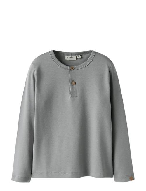 Nmmgayo Sar Ls Slim Top Lil Lil'Atelier Grey