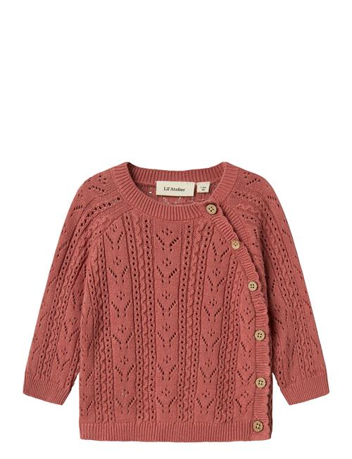 Nbfkajsa Ls Wrap Knit Lil Lil'Atelier Pink