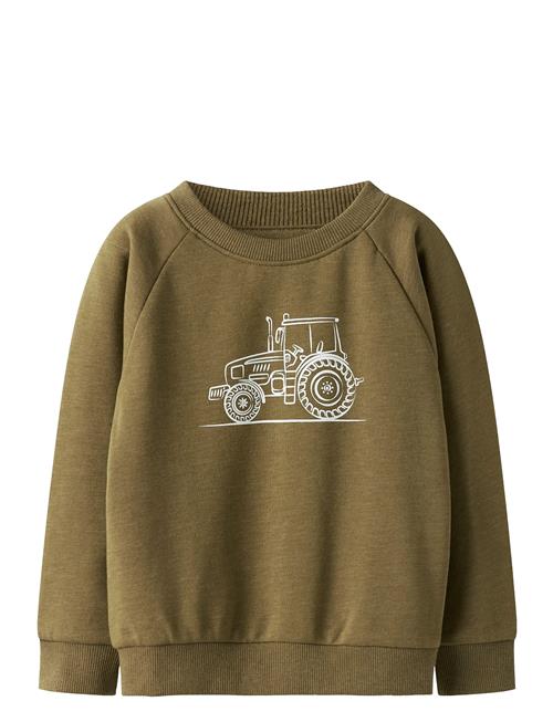Nmmvion Ls Nreg Sweat Unb Name It Khaki