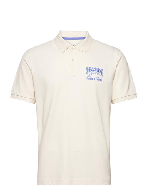 Graphic Ss Polo GANT White