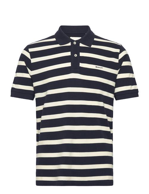 Striped Polo GANT Navy