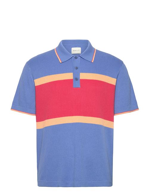 Color Blocked Ss Polo GANT Blue