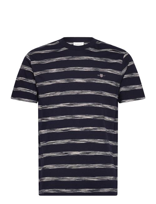 Striped Ss T-Shirt GANT Navy