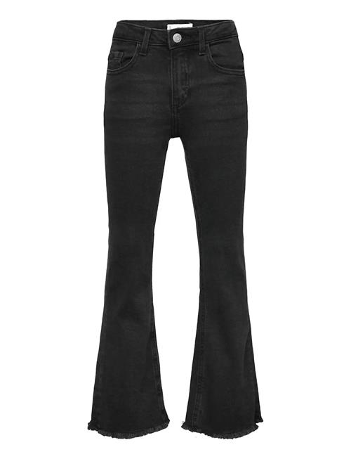 Frayed Low-Rise Skinny Jeans Mango Black