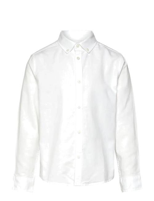 Slim-Fit Oxford Shirt Mango White