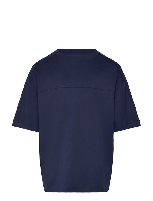 Seam Detail T-Shirt Mango Navy