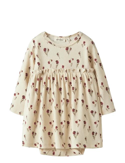 Nbflavo Eko Ls Body Dress Lil Lil'Atelier Cream