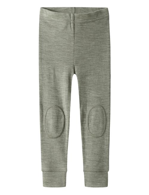 Nmnwax Wool Rib Legging Noos Name It Khaki