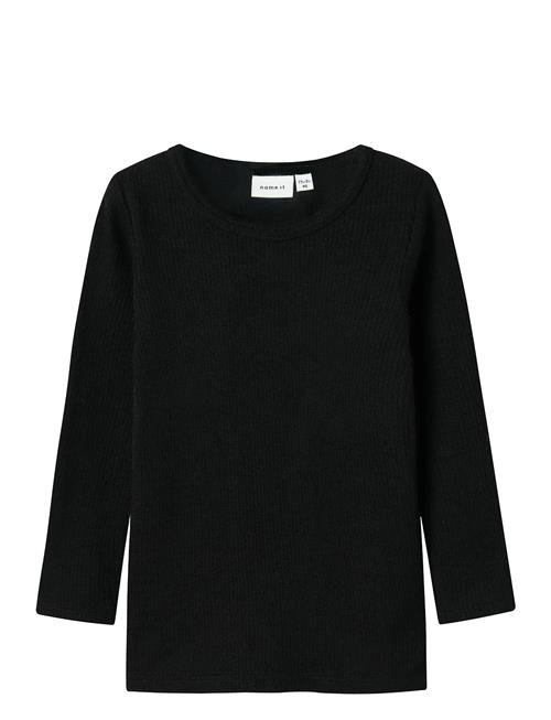 Nmnwax Wool Rib Ls Top Noos Name It Black