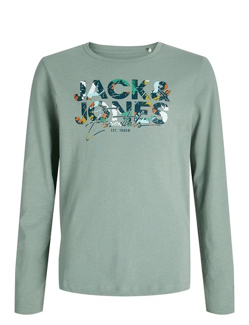 Jack & Jones Jjgeplas Tee Ls Crew Neck Mni Jack & J S Green