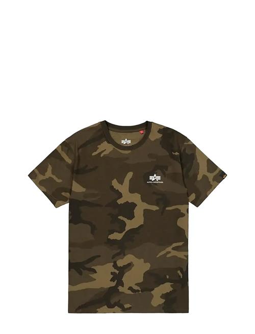Basic T Small Logo Camo Alpha Industries Brown