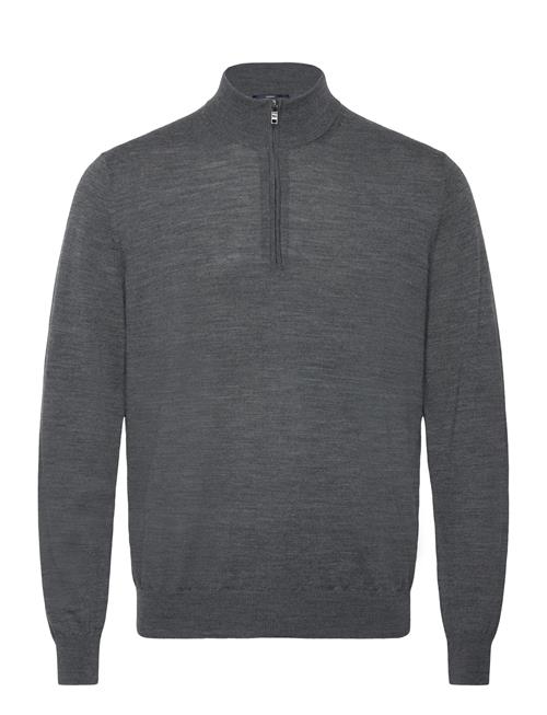 100 Wool Sweater With Perkins Neck Mango Grey