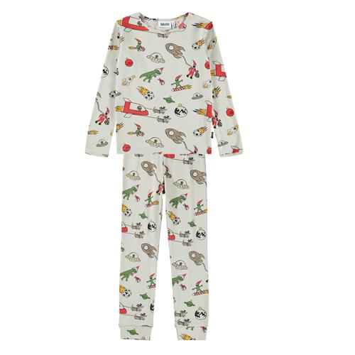 Molo Lue Pyjamas Spacy Nights  Spacy Nights 104 cm  Beige  104 cm  Unisex