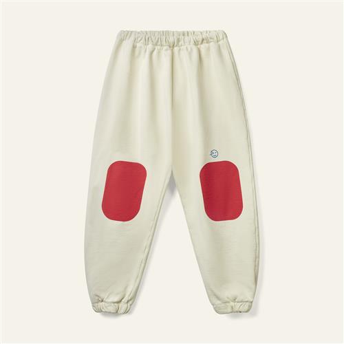 Wynken Melody Joggingbukser Cream Red  Cream Red 10Y  Creme  10 år  Unisex