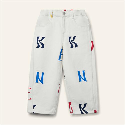 Wynken Bravo Jeans White  White 10Y  Hvid  10 år  Unisex