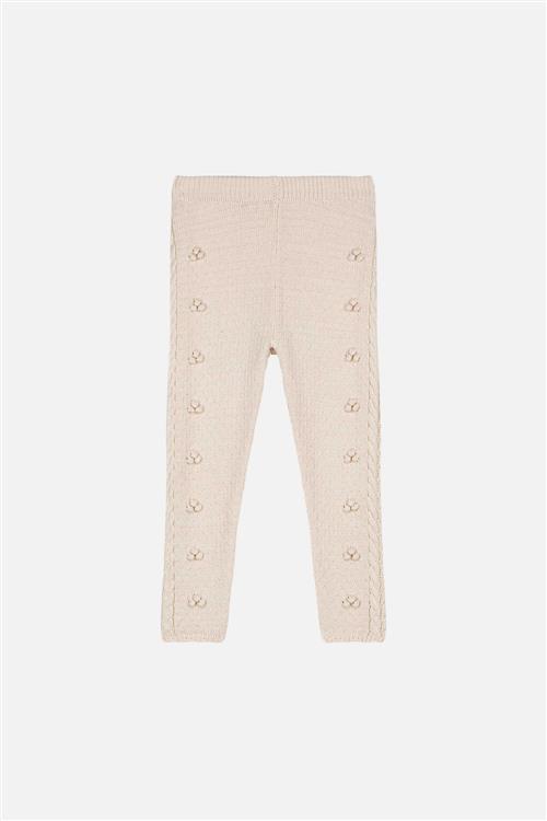 Louise Misha Molda Strikkede Leggings Cream  Cream-3 Y  Creme  3 år  kvinde