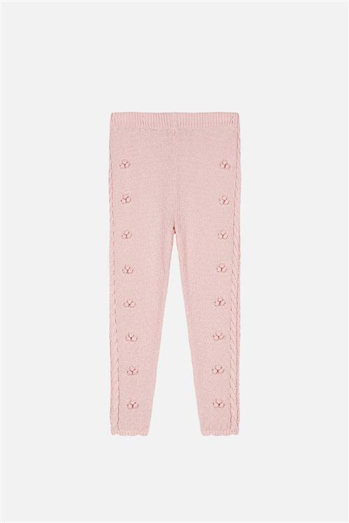 Louise Misha Molda Strikkede Leggings Blush  Blush-6 Y  Lyserød  6 år  kvinde