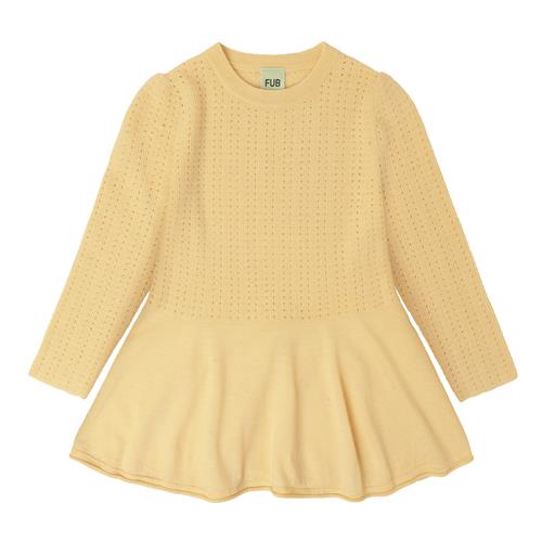 FUB Peblum-bluse Wheat  Wheat-110 cm Wool Beige  110 cm  kvinde