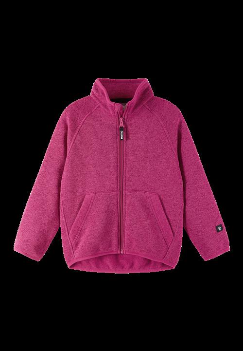 Reima Hopper Fleece-sweater Rosy Berry  Rosy Berry-128 cm  Lyserød  128 cm  Unisex
