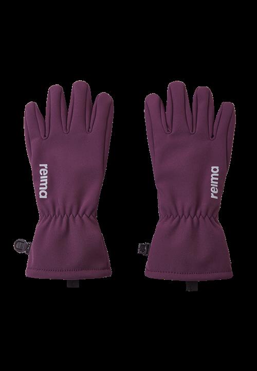 Reima Tehden Softshell Handsker Deep Purple  Deep Purple-2 Y  Lilla  2 år  Unisex