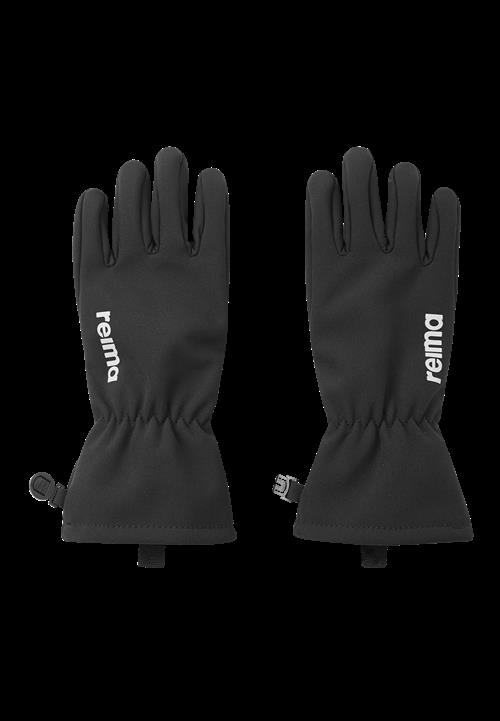 Reima Tehden Softshell Handsker Black  Black-2 Y  Sort  2 år  Unisex